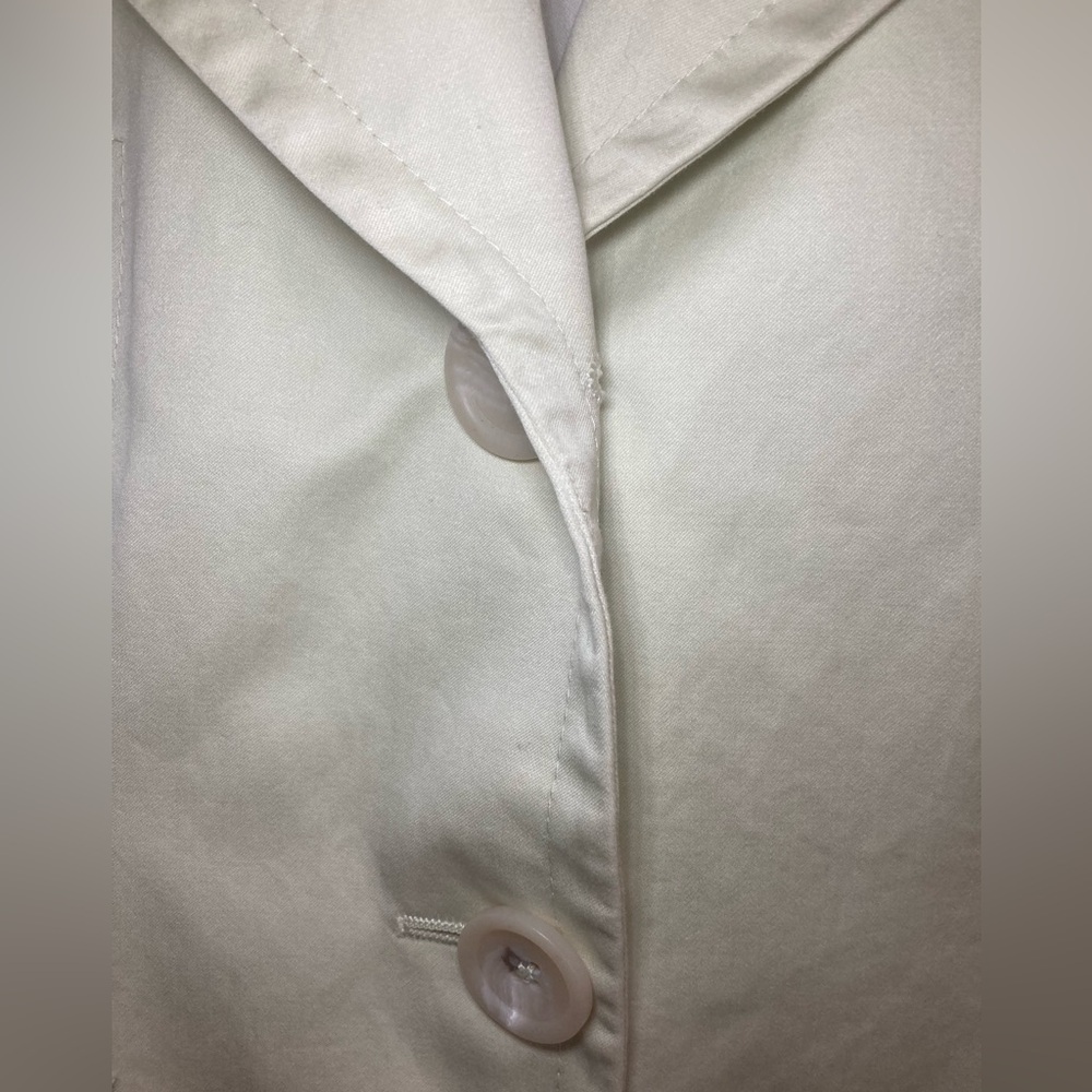 Banana Republic yellow pea coat. - Picture 3 of 11
